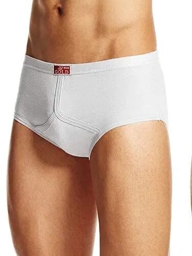 vip gold white brief