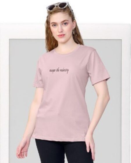Womens CottonT-Shirt PINK